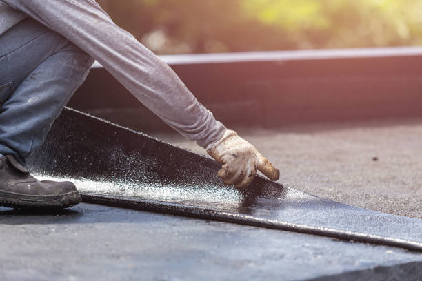 Professional Emergency Waterproofing technician working in Piscataway, NJ